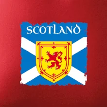 Škótska vlajka s erbom leva