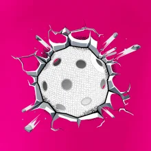 Florbal lopta v triku