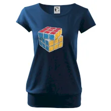 Rubikova kocka kreslená