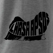 Lhasa Apso nápis v tele Lhasa Apso nápis v tele