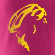 Hlava cyklista zlatá Hlava cyklista zlatá