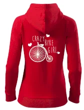 Crazy bike girl