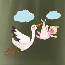 Bocian čakáme bábätko - dievča