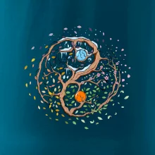 Yin & Yang strom - zima, leto Yin & Yang strom - zima, leto