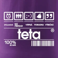 Čiarový kód - teta