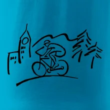 Cyklista na výlete Cyklista na výlete