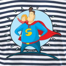 Táta superman - dievča Táta superman - dievča