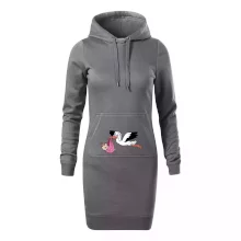 Bocian a bábätko - dievča (Hana-creative)