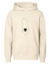 Albánsko obrys mapa