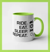 Ride Eat Sleep Repeat moto skúter