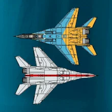 Mig 29 Fulcrum zo spoda a zo shora