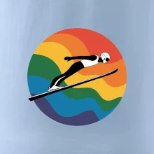 Skokan na lyžiach v kruhu