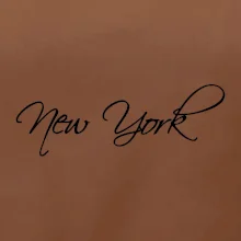 New York nápis písacím