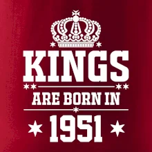 Kings are born in 1951