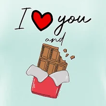 I love you and chocolate