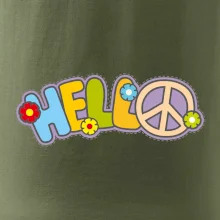 Hello hippie symbol