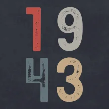 Vintage číslica 1943