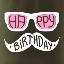 Mustache narozeniny - okuliare