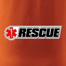 Záchranár rescue kríž červený