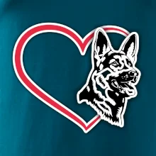 Nemecký ovčiak v srdci Nemecký ovčiak v srdci