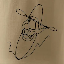 Kajak zhora jedným ťahom