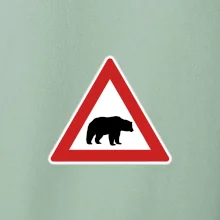 Dopravná značka - Pozor ľadový medveď