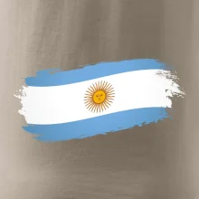 Argentína vlajka obhrýzaná Argentína vlajka obhrýzaná