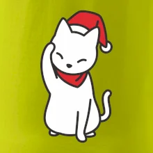 Vianočná mačka mávajúca