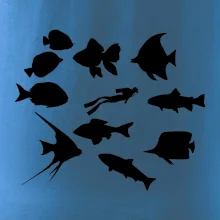 Potápač ryby štvorec