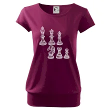 Šachové figúrky kreslené