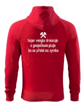 Hajer vengle drancuje a gnojočkum pluje bo se přidoł na zymba