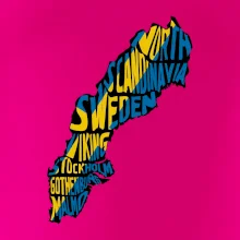 Mapy - názvy miest - Švédsko