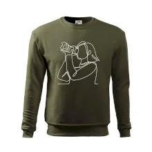 Fotografka stojaca jedným ťahom