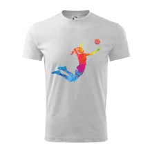 Volejbalista/Volejbalistka splash s loptou