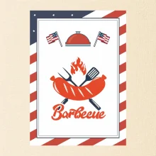 USA BBQ POSTER