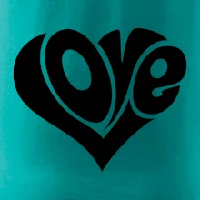 Love nápis jednoduchý