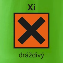 Xi Dráždivý - Výstražná tabuľka na tričku