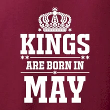 Kings are born in May