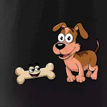 Parové tričko - Pes a kosť