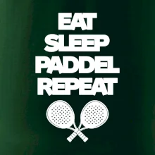 Eat sleep padiel repeat pod sebou