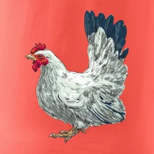 Sliepka kreslená biela