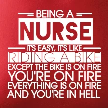 Being a nurse - bike