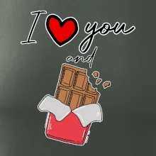 I love you and chocolate