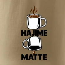 Hajime matte káva judo