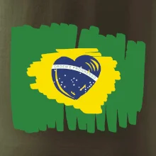 Brazília vlajka srdca