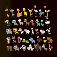 Tričko plné zvieratiek