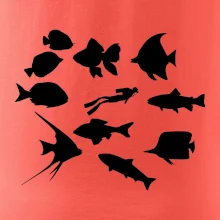 Potápač ryby štvorec