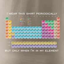 I wear this shirt periodically but only when I'm in my element