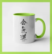 Aikidó maskáčový nápis