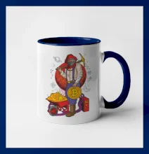 Baník ťaží Bitcoiny